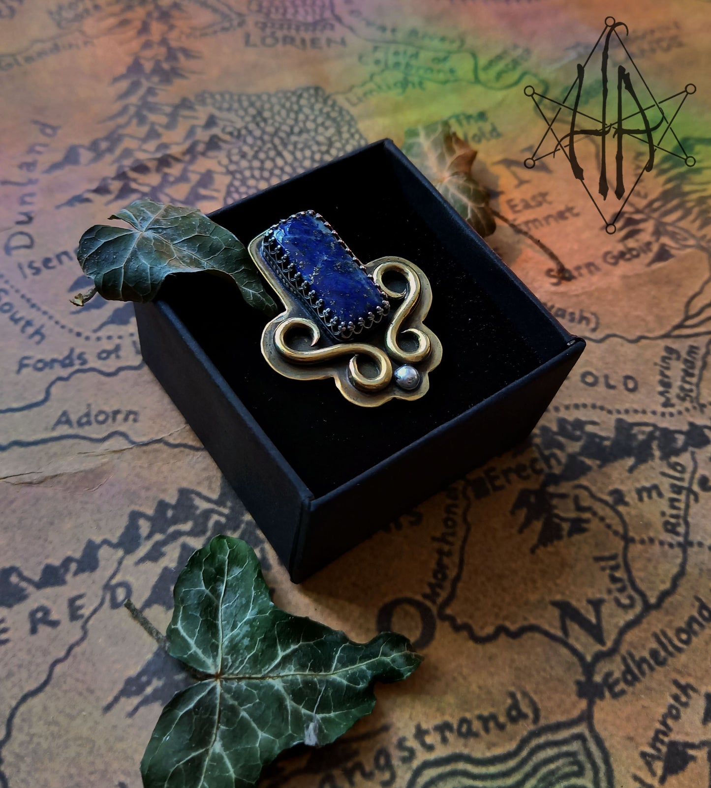 Lapis Lazuli Statement Ring