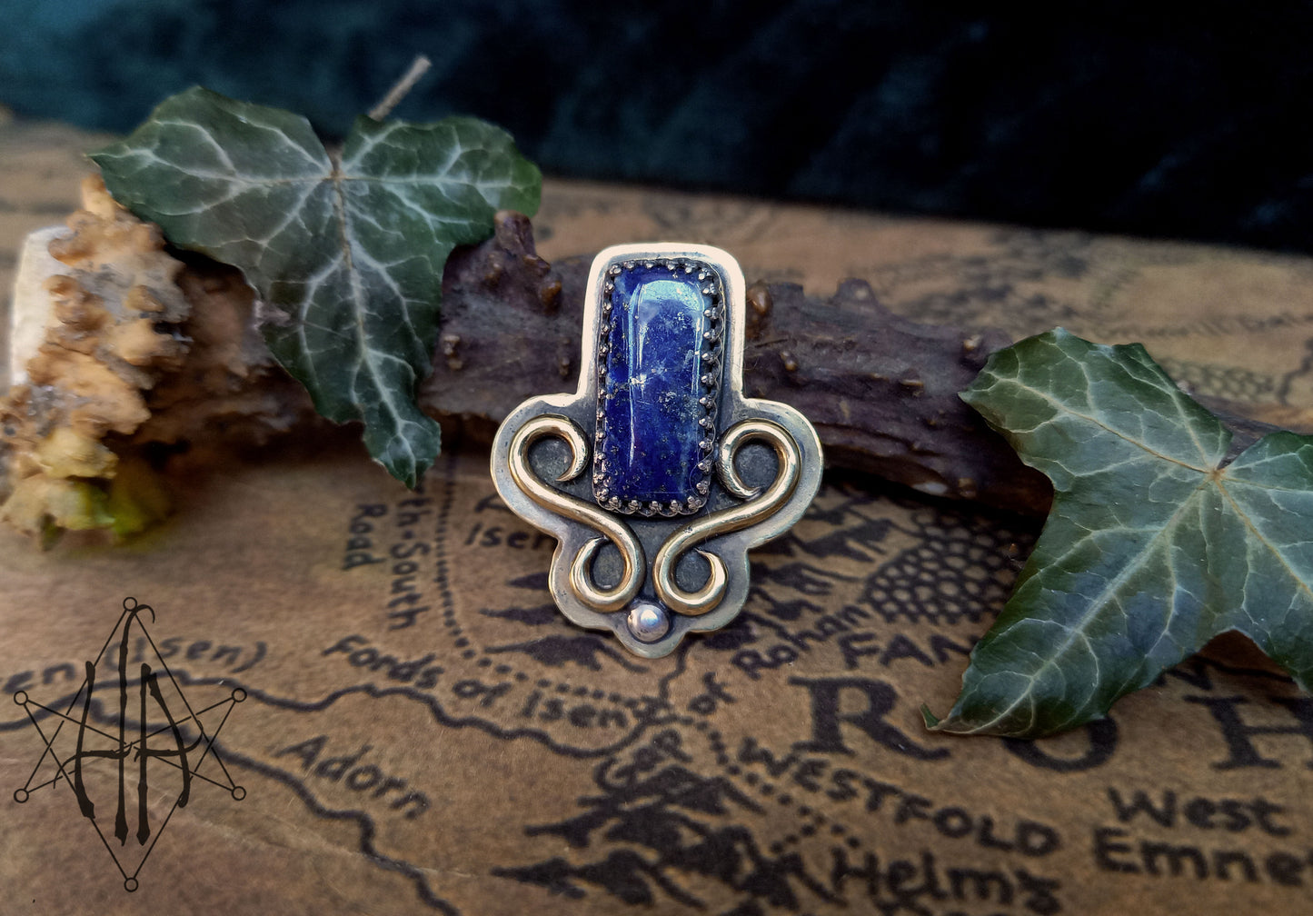 Lapis Lazuli Statement Ring