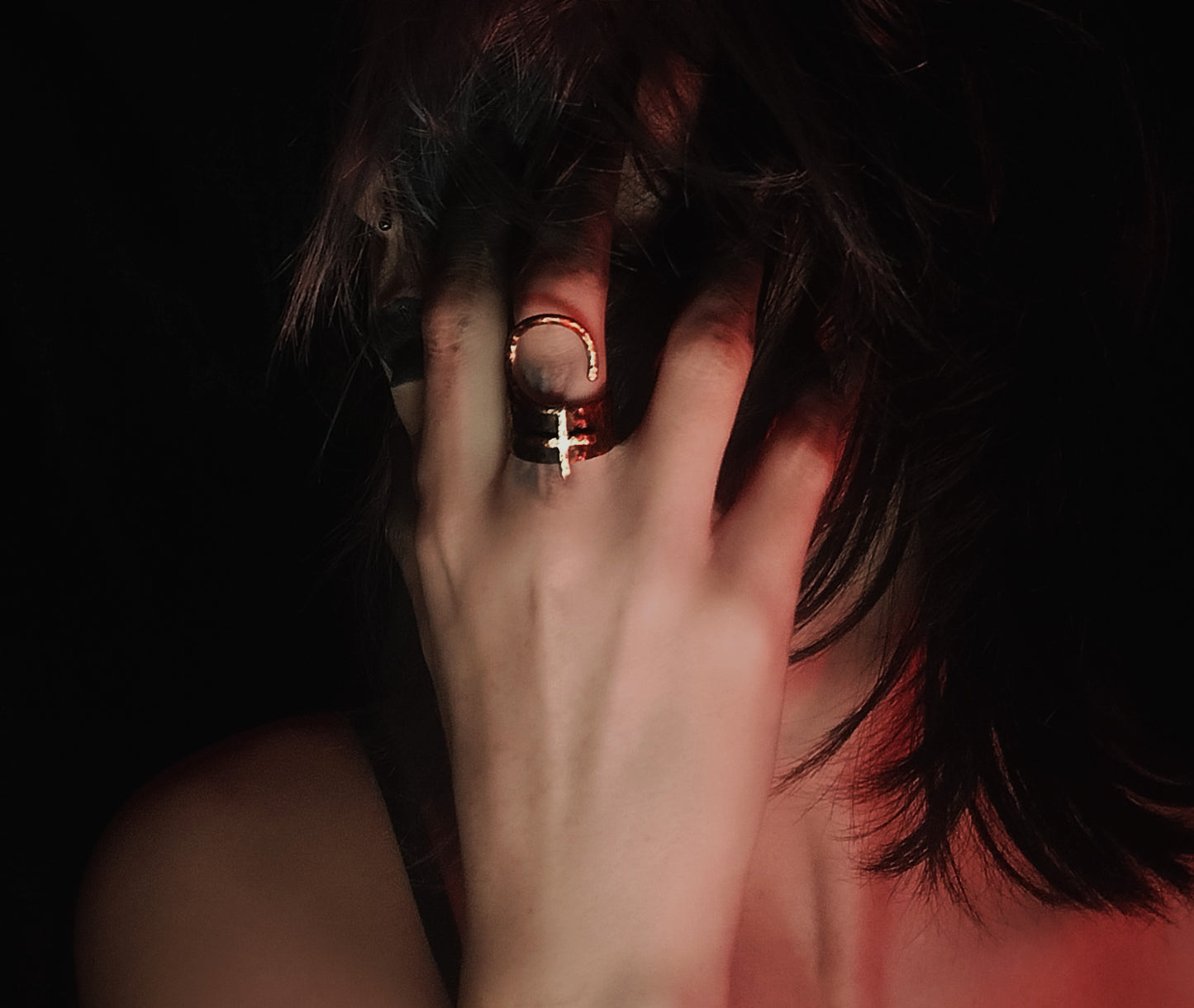 Ceres Statement Copper Ring