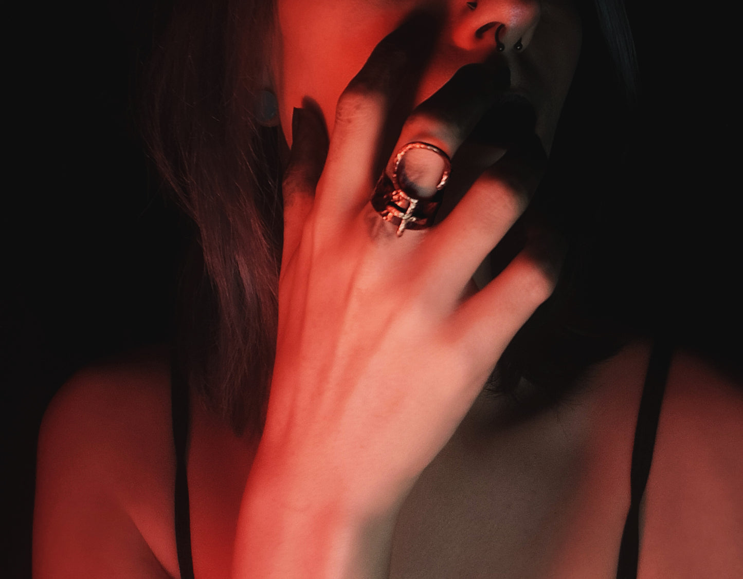 Ceres Statement Copper Ring