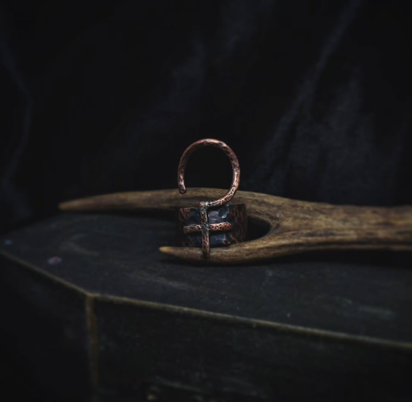Ceres Statement Copper Ring