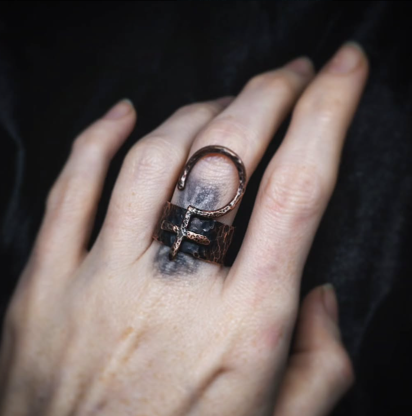 Ceres Statement Copper Ring