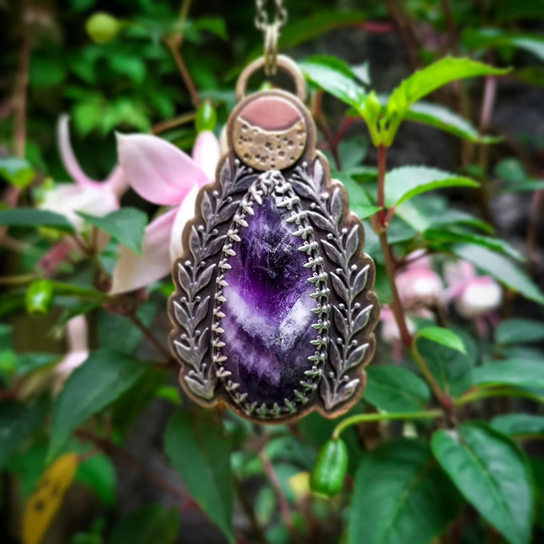 Nature Goddess Amethyst Necklace