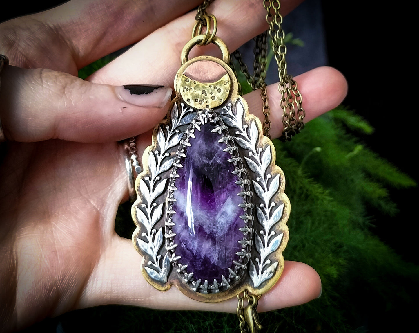 Nature Goddess Amethyst Necklace