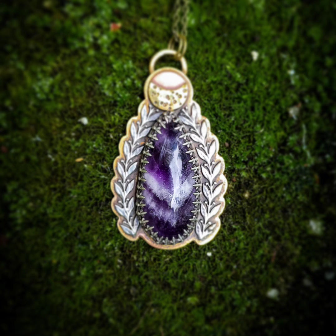 Nature Goddess Amethyst Necklace