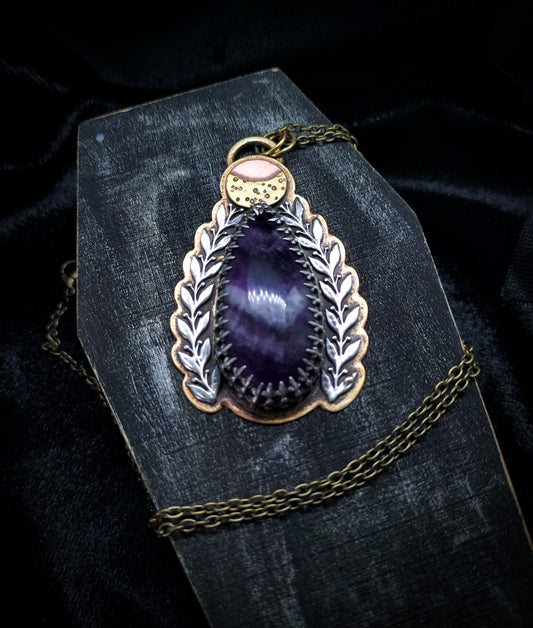 Nature Goddess Amethyst Necklace