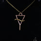 Sacred Occult Triangle Elemental Necklace