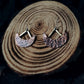Sacred Occult Crescent Moon Earrings